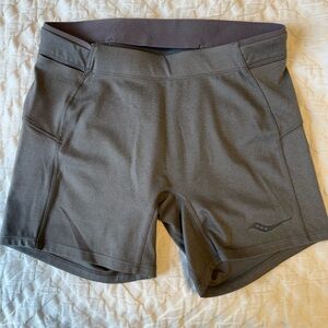 Saucony Women's Gray Running Shorts